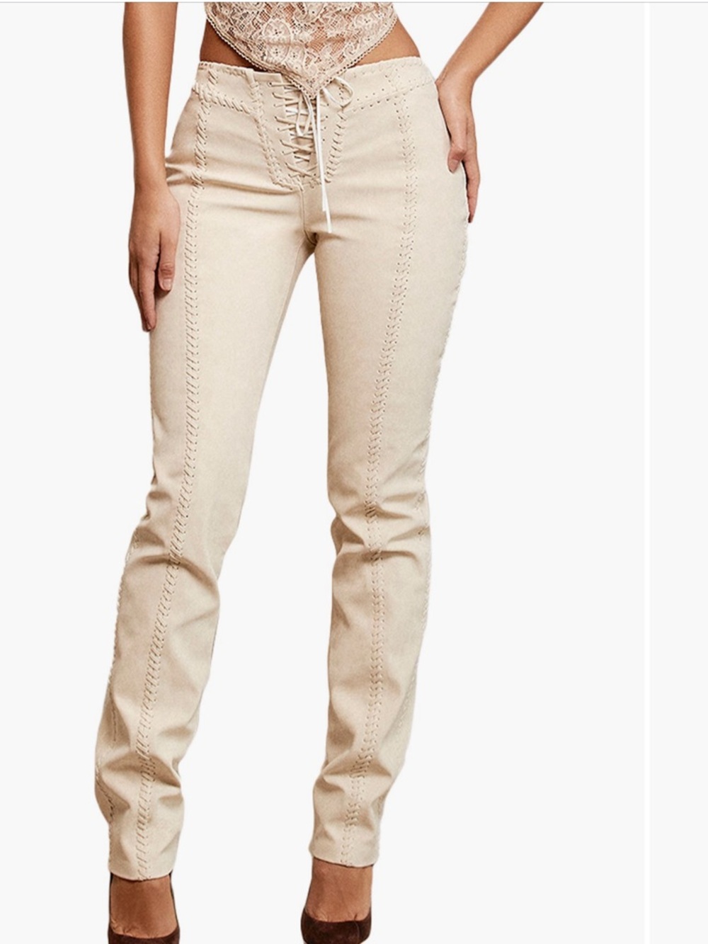 House of CB Amara lace trousers